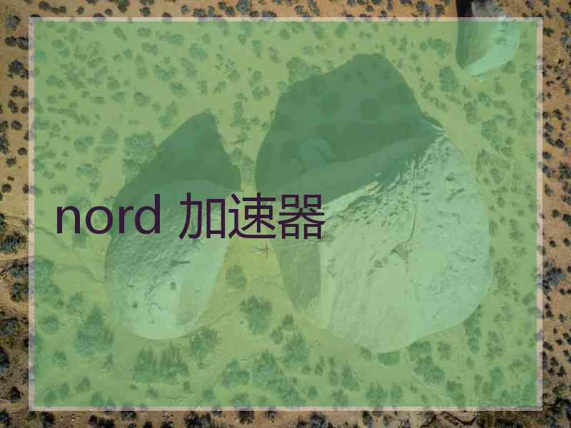 nord 加速器