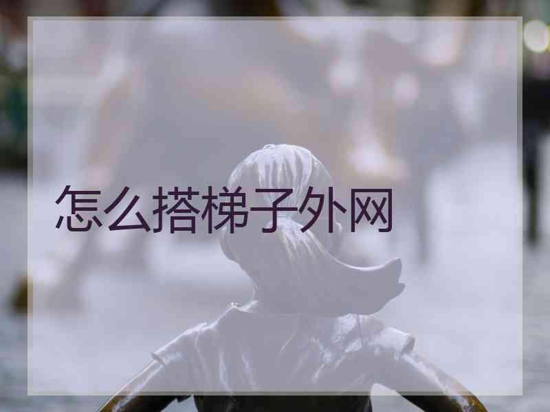 怎么搭梯子外网