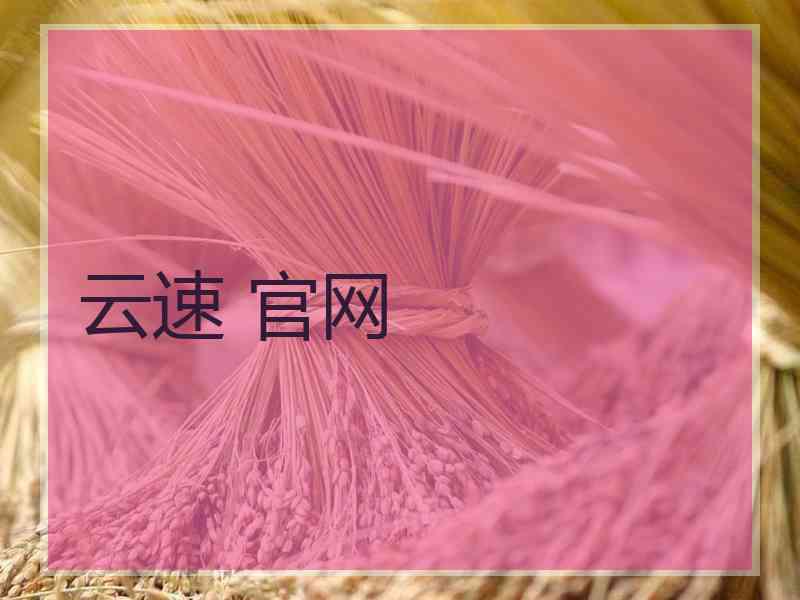 云速 官网