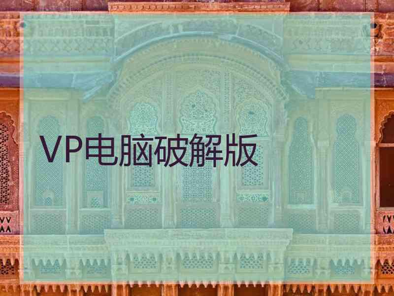 VP电脑破解版