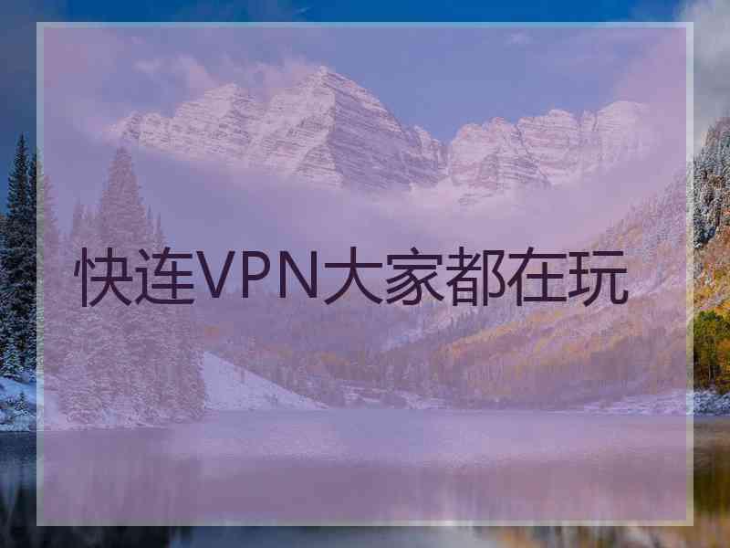 快连VPN大家都在玩