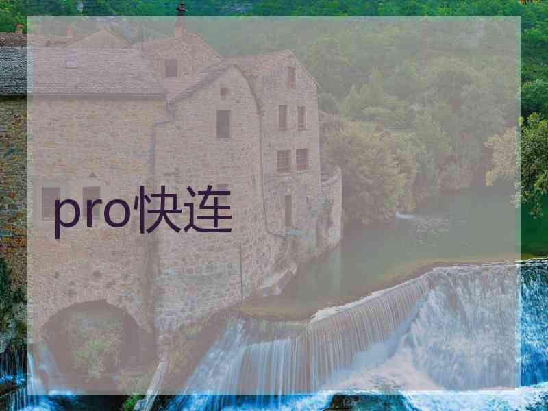 pro快连
