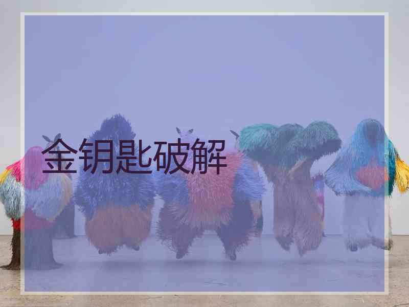 金钥匙破解