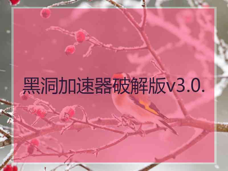 黑洞加速器破解版v3.0.