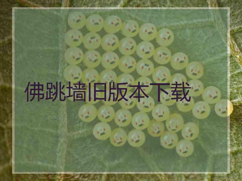 佛跳墙旧版本下载