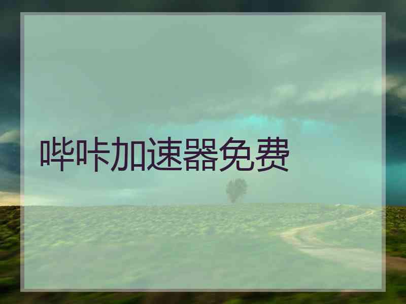 哔咔加速器免费