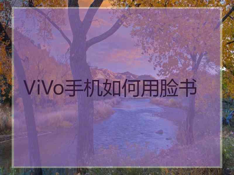 ViVo手机如何用脸书