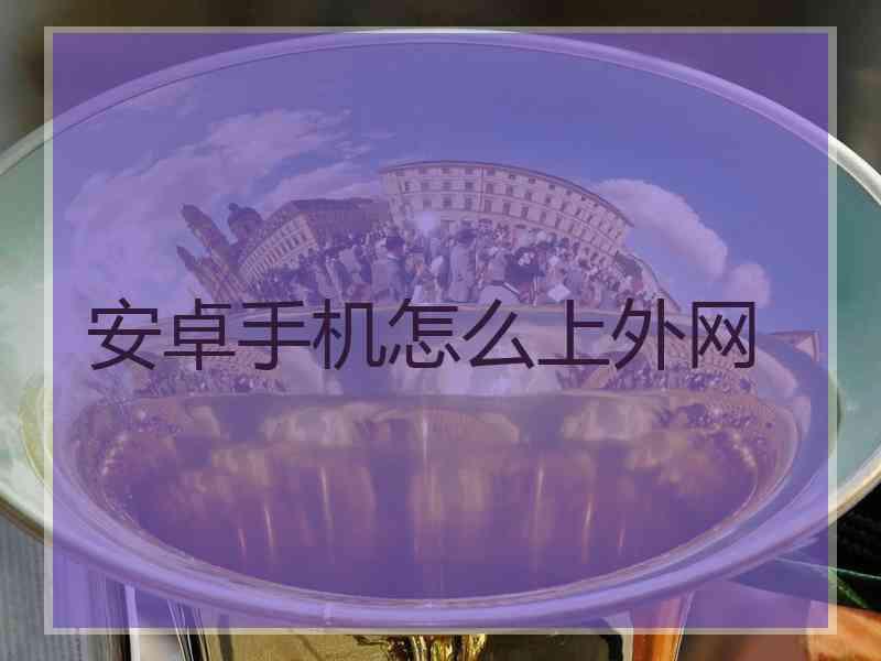 安卓手机怎么上外网