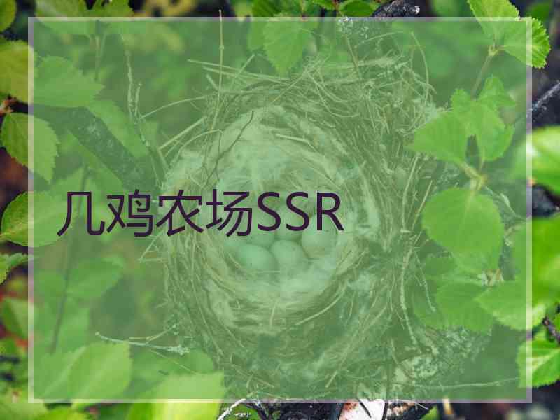 几鸡农场SSR