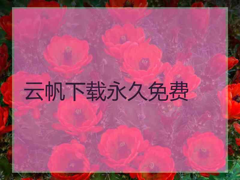 云帆下载永久免费