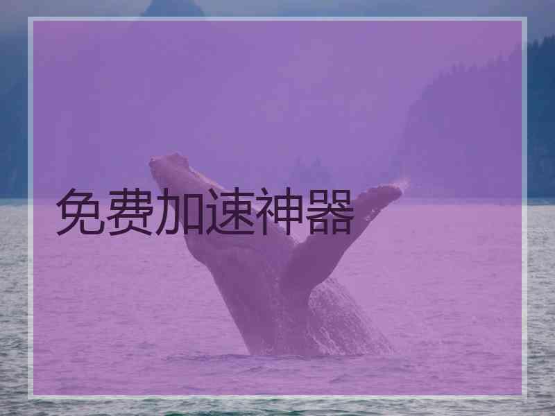 免费加速神器