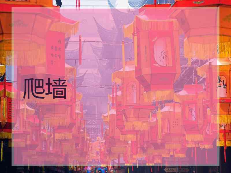 爬墙