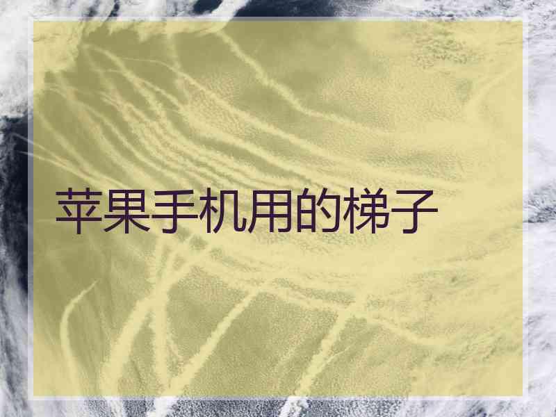 苹果手机用的梯子