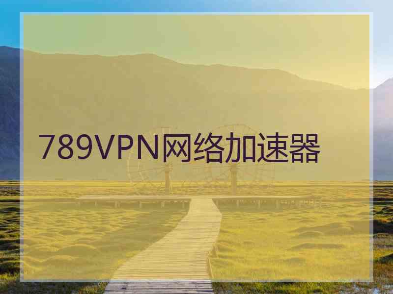 789VPN网络加速器
