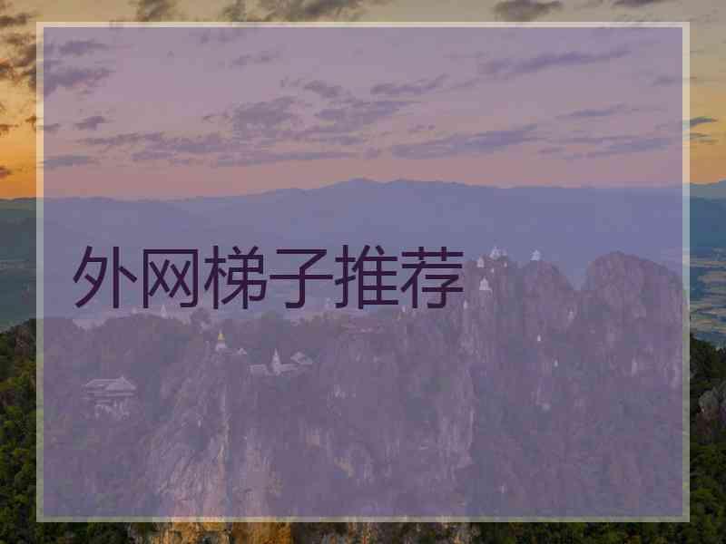 外网梯子推荐