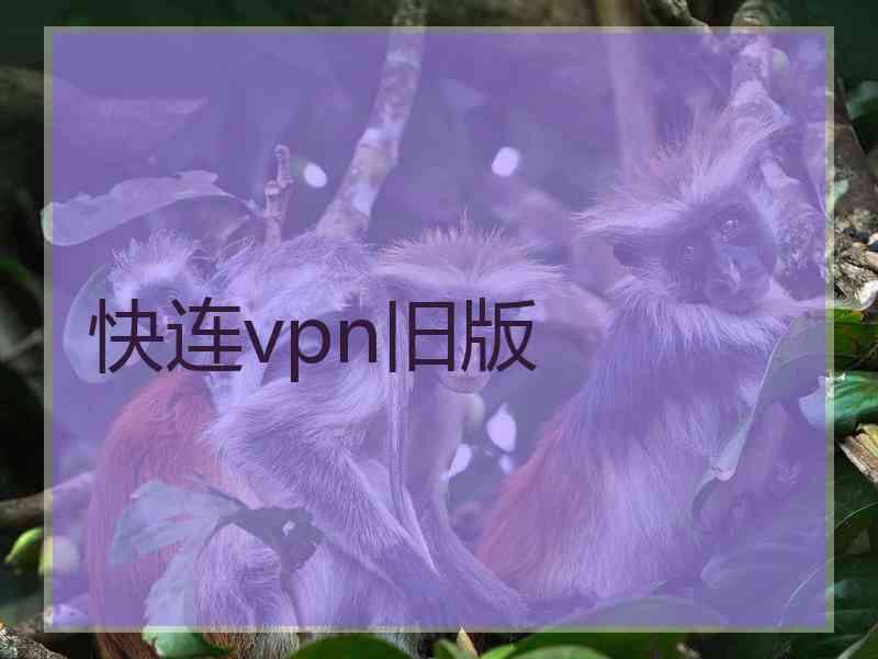 快连vpn旧版