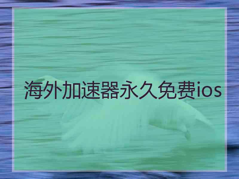 海外加速器永久免费ios