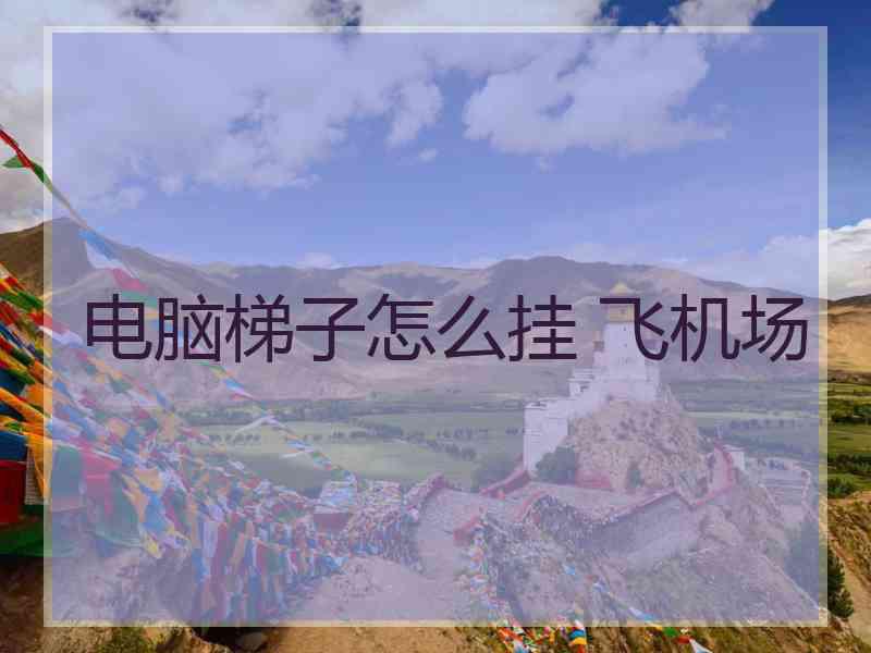电脑梯子怎么挂 飞机场