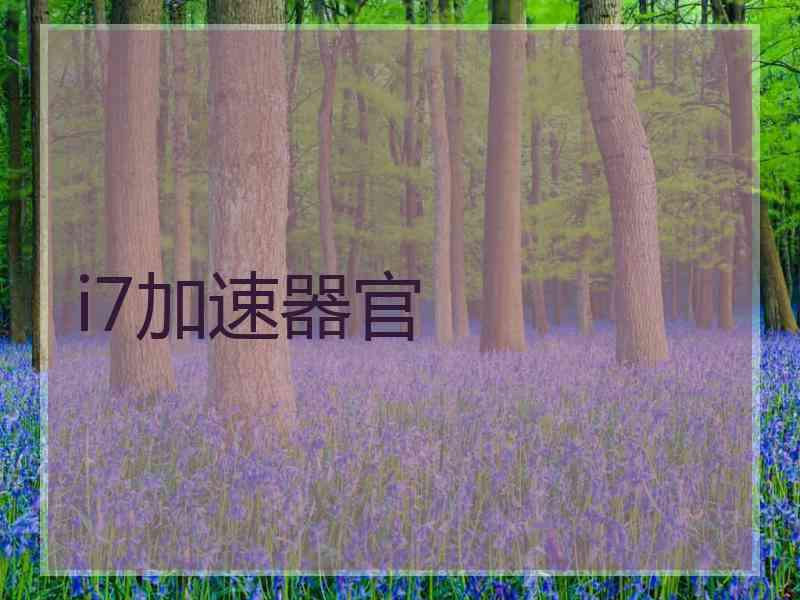 i7加速器官