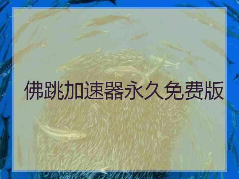 佛跳加速器永久免费版