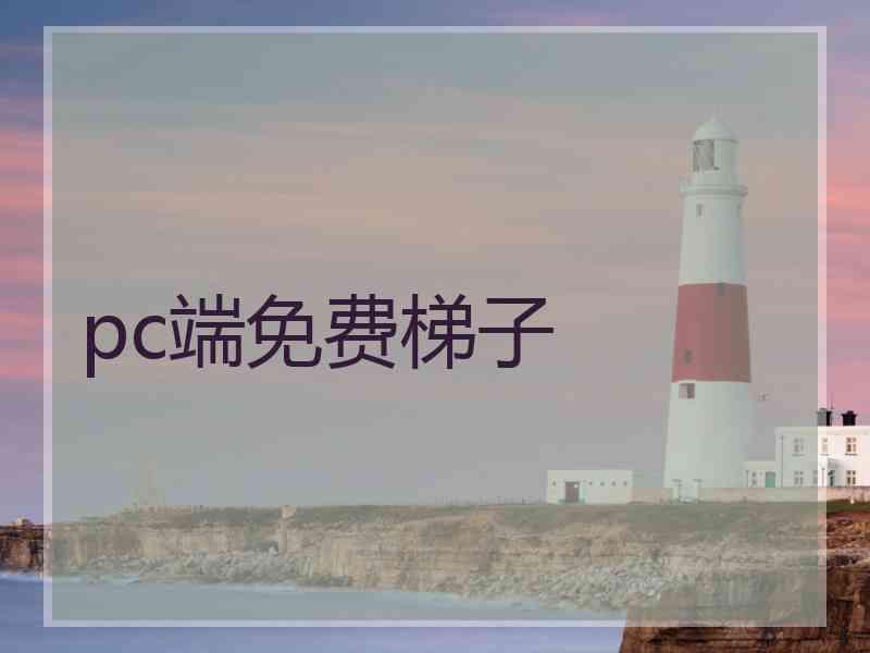 pc端免费梯子