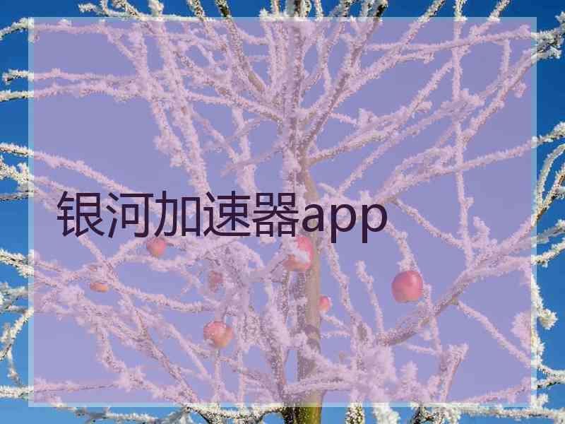 银河加速器app