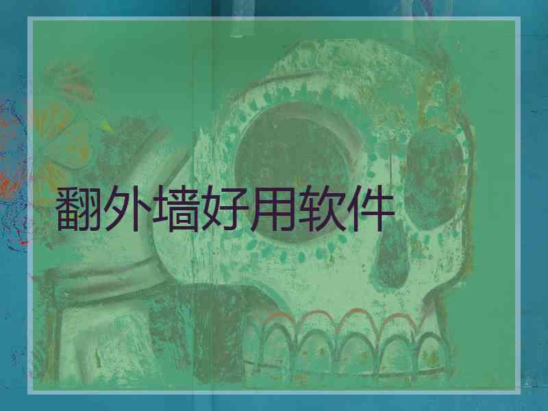 翻外墙好用软件