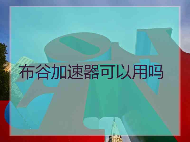 布谷加速器可以用吗