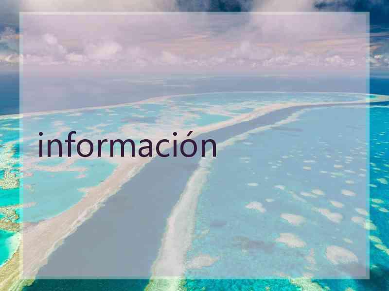 información
