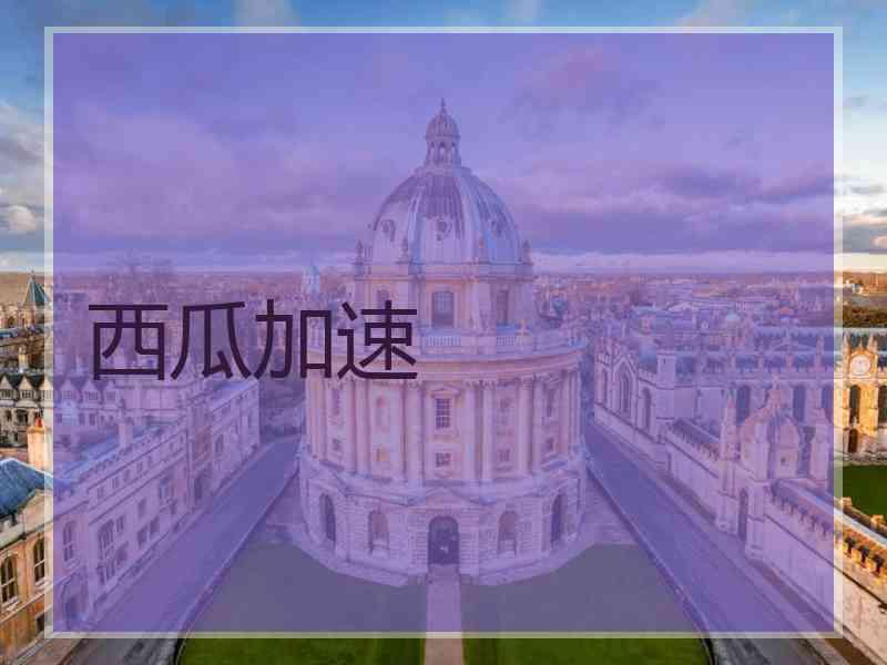 西瓜加速