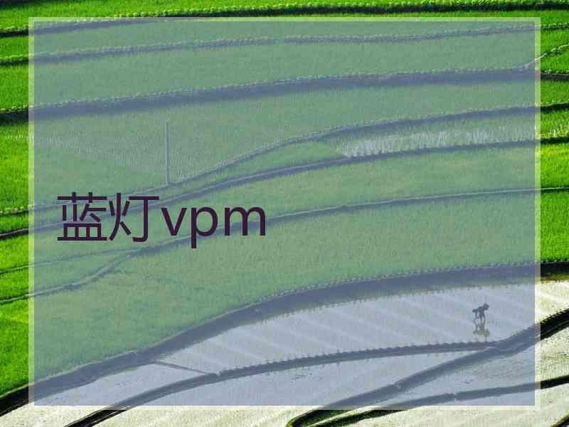 蓝灯vpm